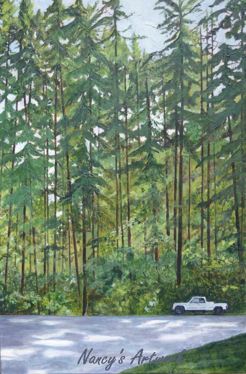 $850 Acrylic on canvas 24" X 36"